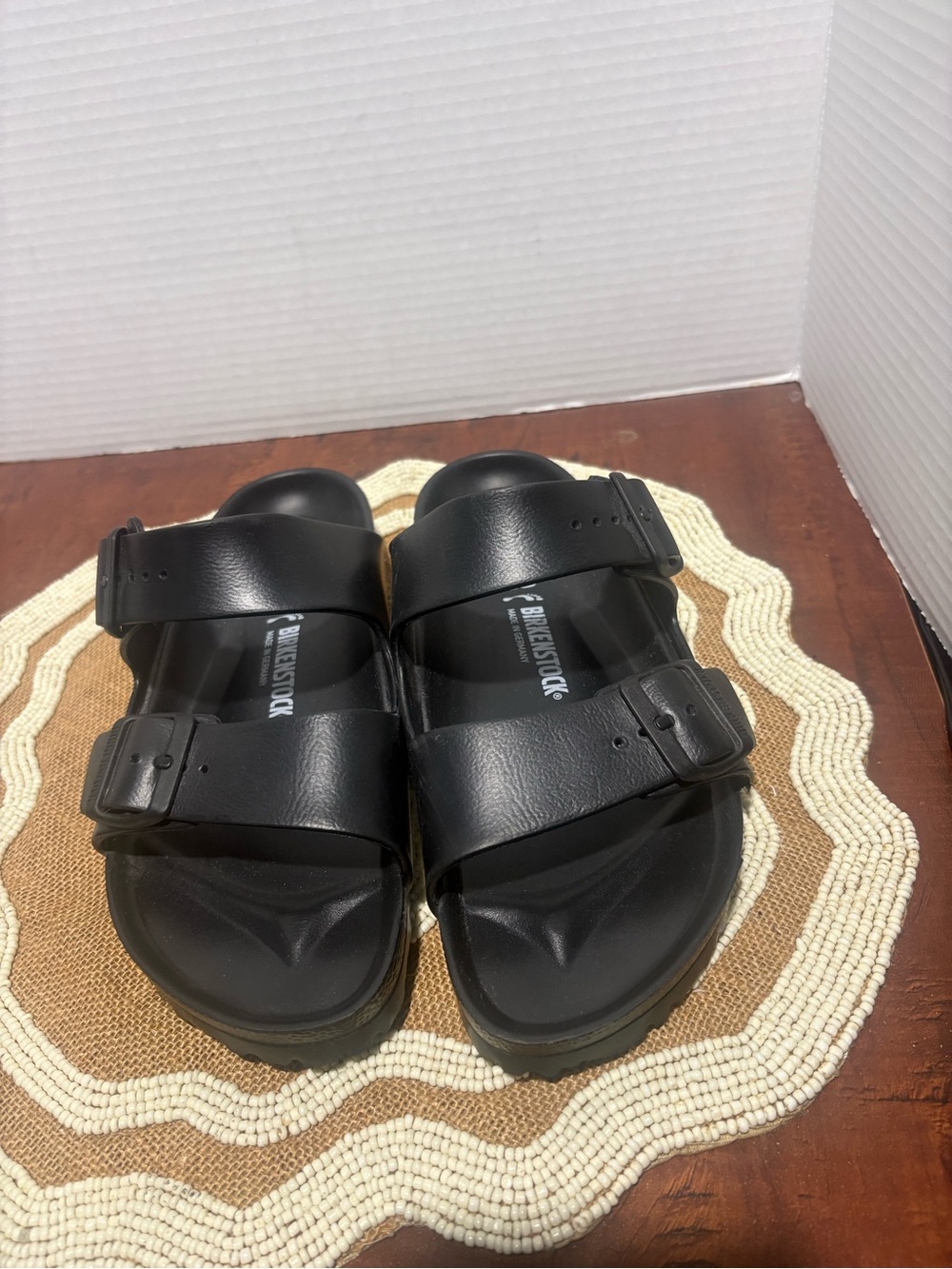 Birkenstock Black Double Strap EVA Sandals
